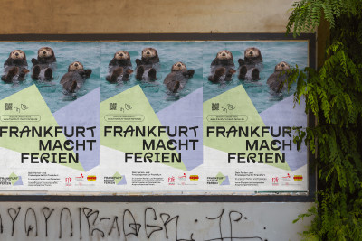 Posterdesign für das Portal »Frankfurt macht Ferien«
